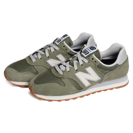 ML373 Kaki Blanc, Sneakers basses New Balance