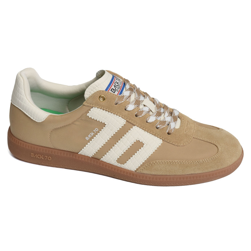 GHOST SUEDE MEN Beige, Sneakers basses Back 70