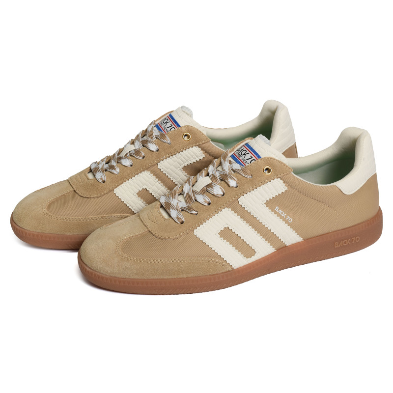 GHOST SUEDE MEN Beige, Sneakers basses Back 70