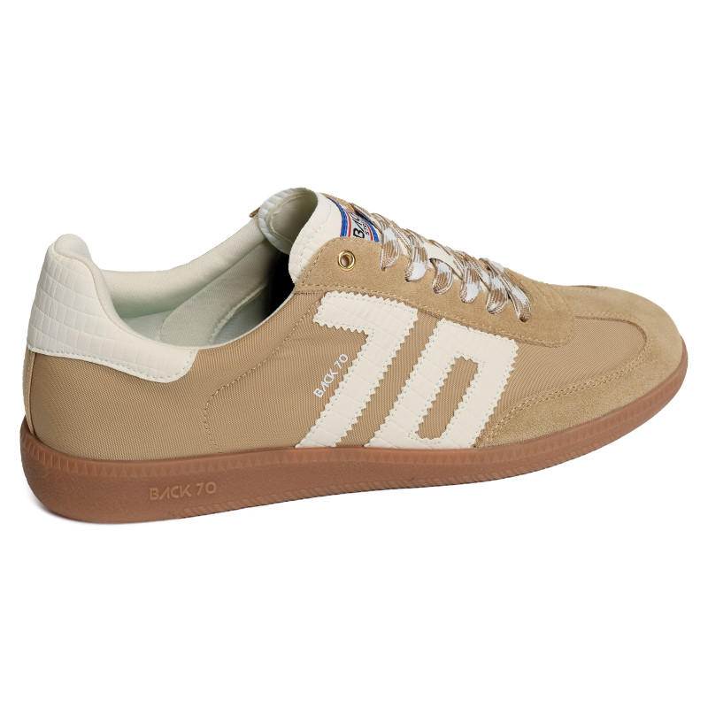 GHOST SUEDE MEN Beige, Sneakers basses Back 70