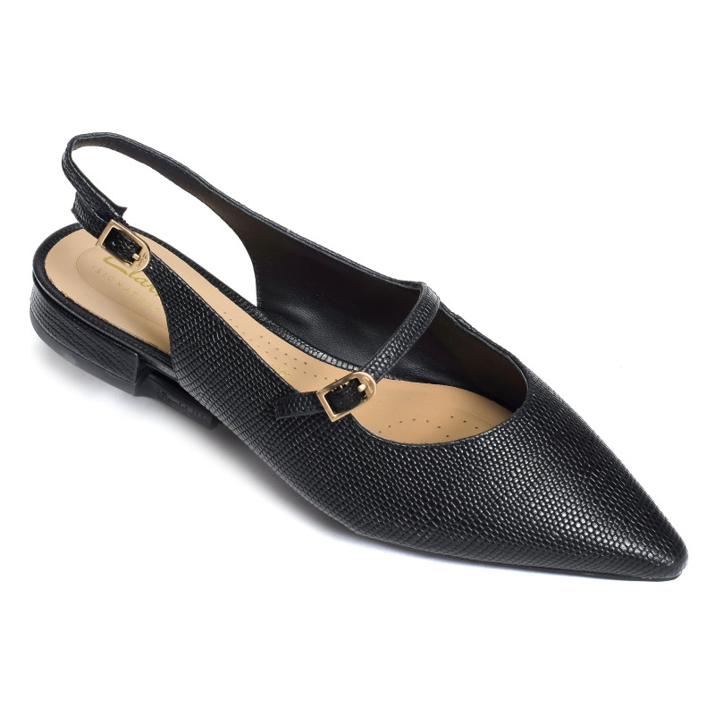 SENSA15 SHINE Noir, Slingback Clarks