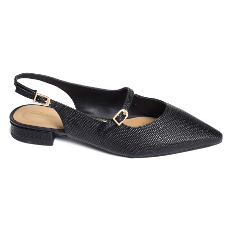 SENSA15 SHINE Noir, Slingback Clarks