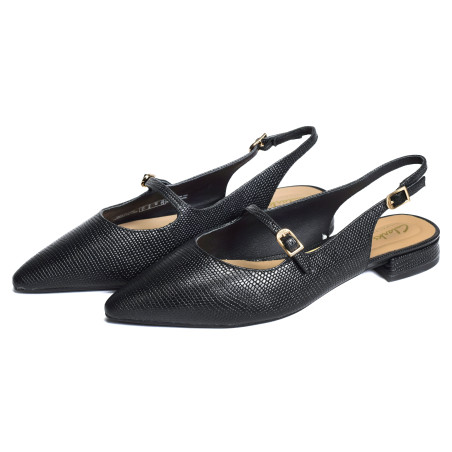 SENSA15 SHINE Noir, Slingback Clarks