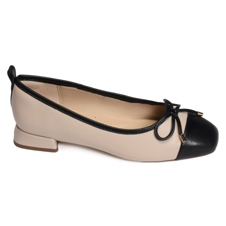 UBREE15 POPPY Beige Noir, Babies Clarks