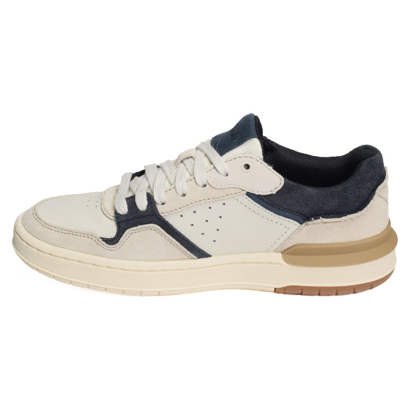 COURTLITE2 LO Blanc Marine, Sneakers basses Clarks