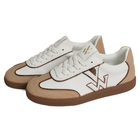 CHARLIZE Blanc Beige, Sneakers basses Vanessa Wu