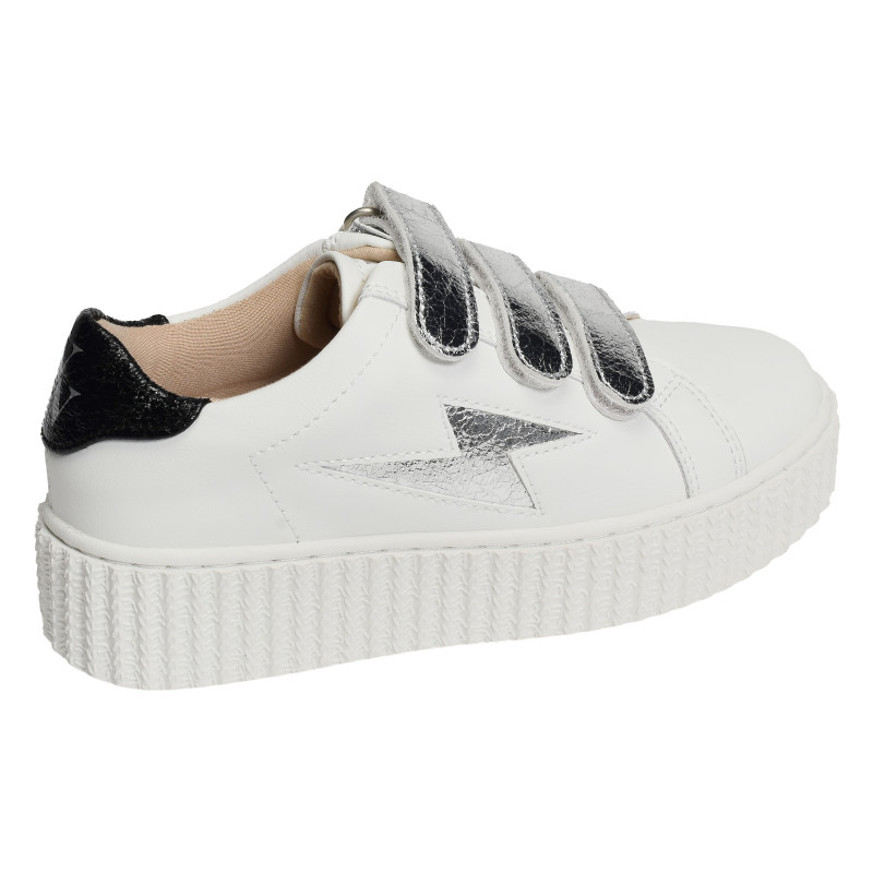 MINI MARILOU Blanc Argent, Sneakers basses Vanessa Wu