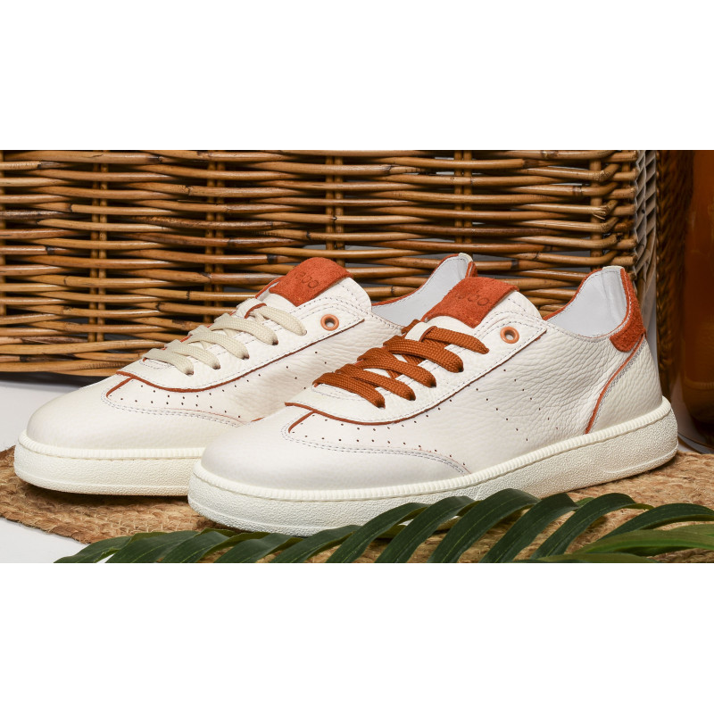 LAGOS 65020 Blanc Orange, Sneakers basses Kebo