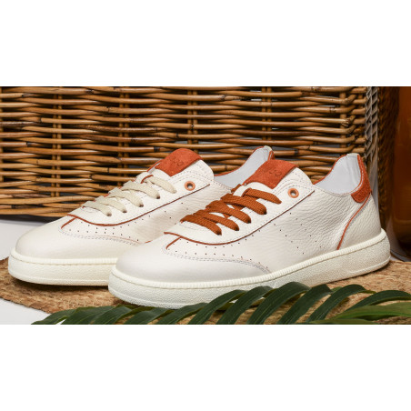 LAGOS 65020 Blanc Orange, Sneakers basses Kebo