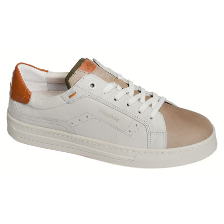 NEMO F2218 Blanc Beige, Sneakers basses Fluchos