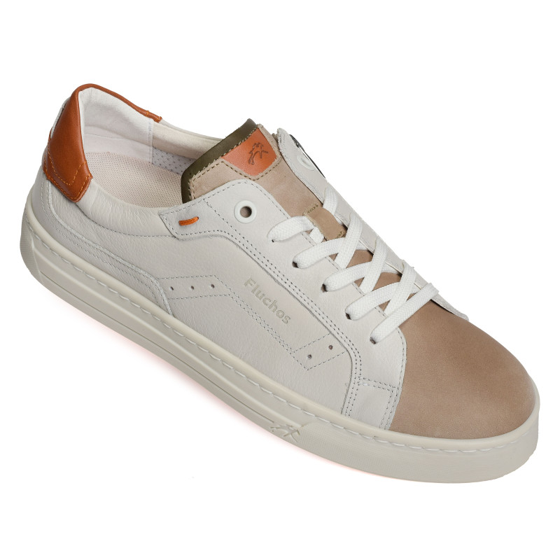 NEMO F2218 Blanc Beige, Sneakers basses Fluchos