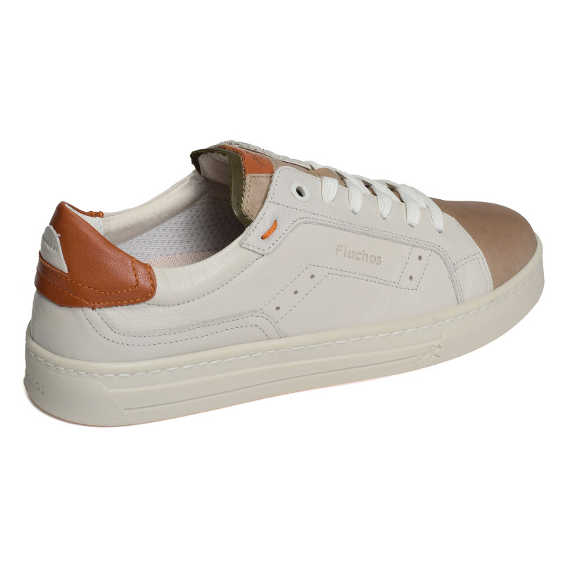 NEMO F2218 Blanc Beige, Sneakers basses Fluchos