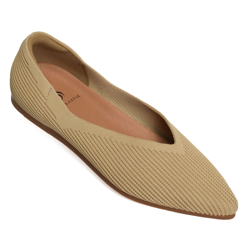 MEGAN 76473 Camel, Ballerines Miss Elastic