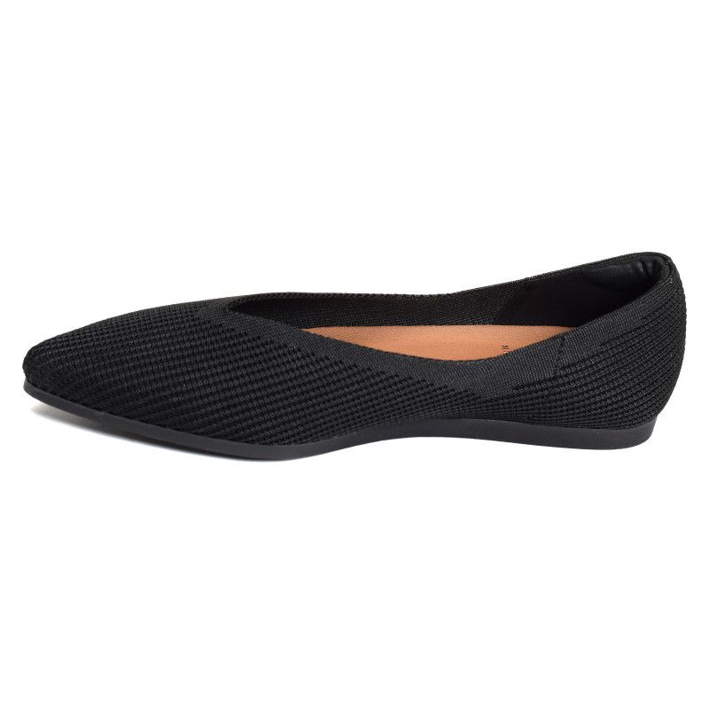 MEGAN 76473 Noir, Ballerines Miss Elastic