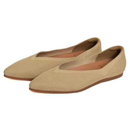 MEGAN 76473 Camel, Ballerines Miss Elastic