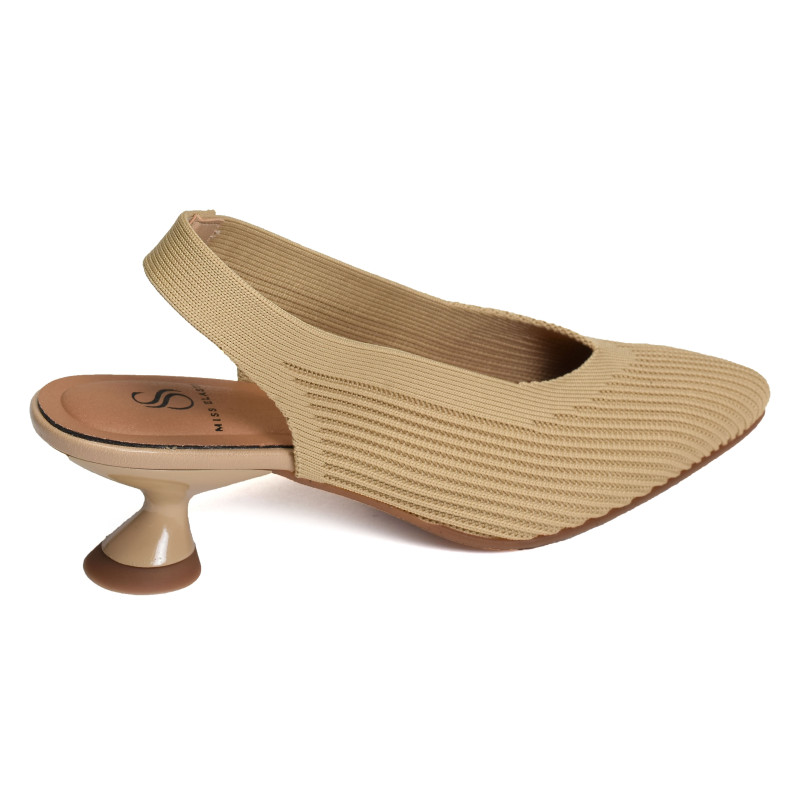 REINE 76626 Camel, Slingback Miss Elastic