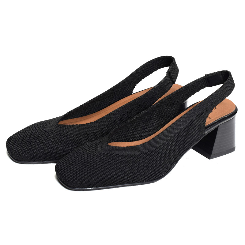 SALSA 76562 Noir, Slingback Miss Elastic