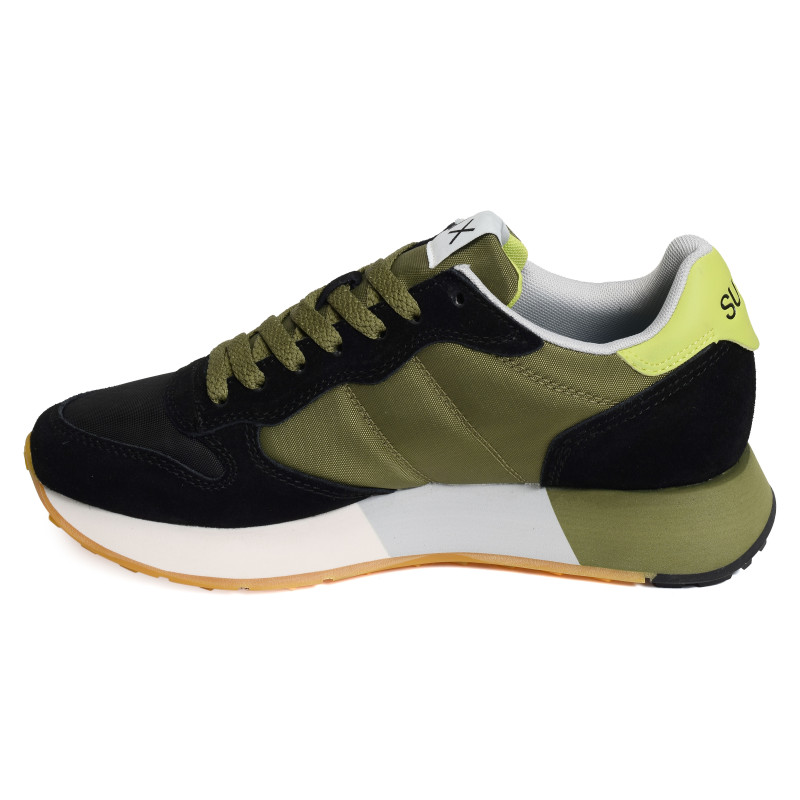 JAKI 2.0 BICOLOR Noir Kaki, Baskets running Sun 68