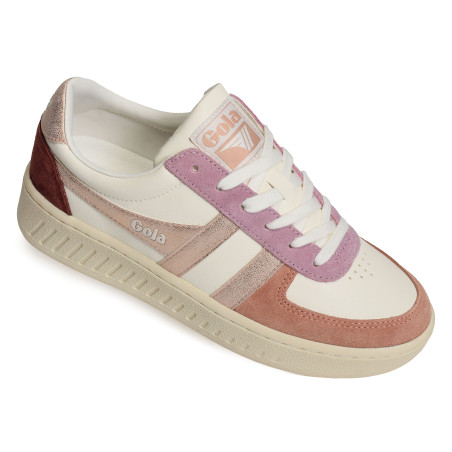 GRANDSLAM QUADRANT Blanc Multicolore, Sneakers basses Gola