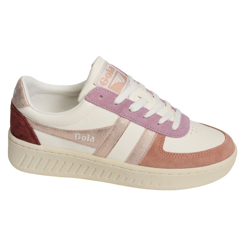 GRANDSLAM QUADRANT Blanc Multicolore, Sneakers basses Gola