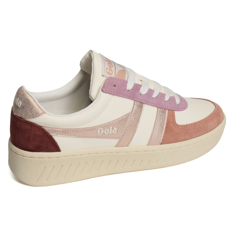 GRANDSLAM QUADRANT Blanc Multicolore, Sneakers basses Gola