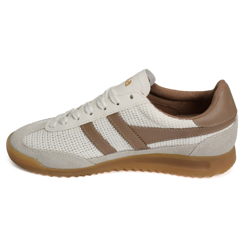 TORNADO ZEPHYR Blanc Marron, Baskets running Gola