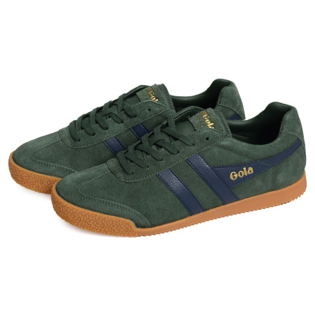 HARRIER SUEDE TRAINERS Vert Marine, Sneakers basses Gola