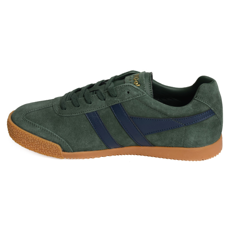 HARRIER SUEDE TRAINERS Vert Marine, Sneakers basses Gola