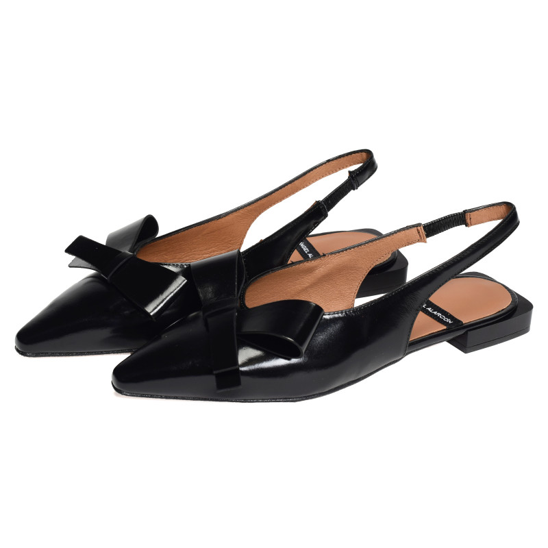 CHARLOTTE 25010 Noir, Slingback Angel Alarcón