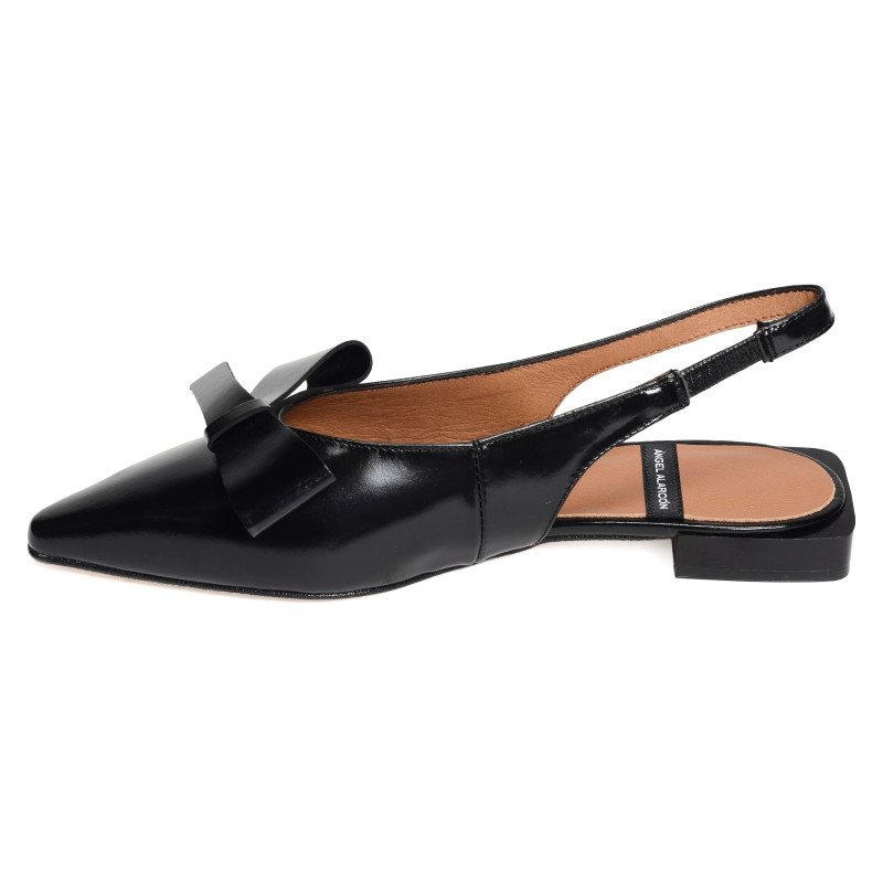 CHARLOTTE 25010 Noir, Slingback Angel Alarcón