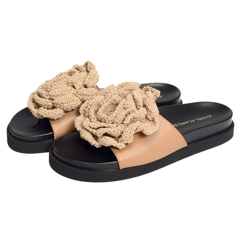 JULIA 25132 Beige, Mules Angel Alarcón