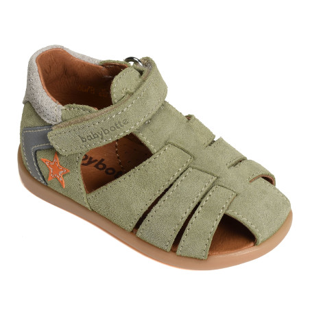 GIULIO Vert, Sandales plates & Nu-Pieds Babybotte