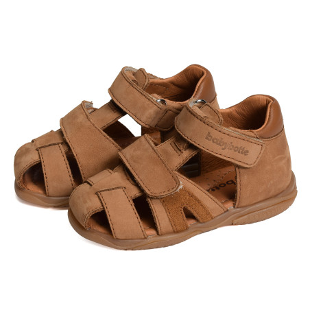 TITOF Cognac, Sandales plates & Nu-Pieds Babybotte