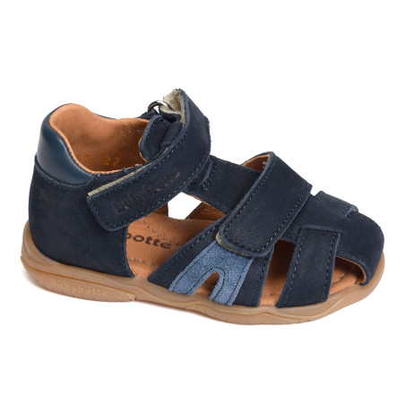 TITOF Bleu, Sandales plates & Nu-Pieds Babybotte