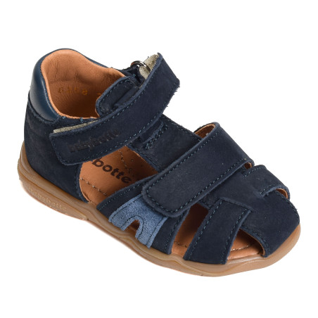 TITOF Bleu, Sandales plates & Nu-Pieds Babybotte