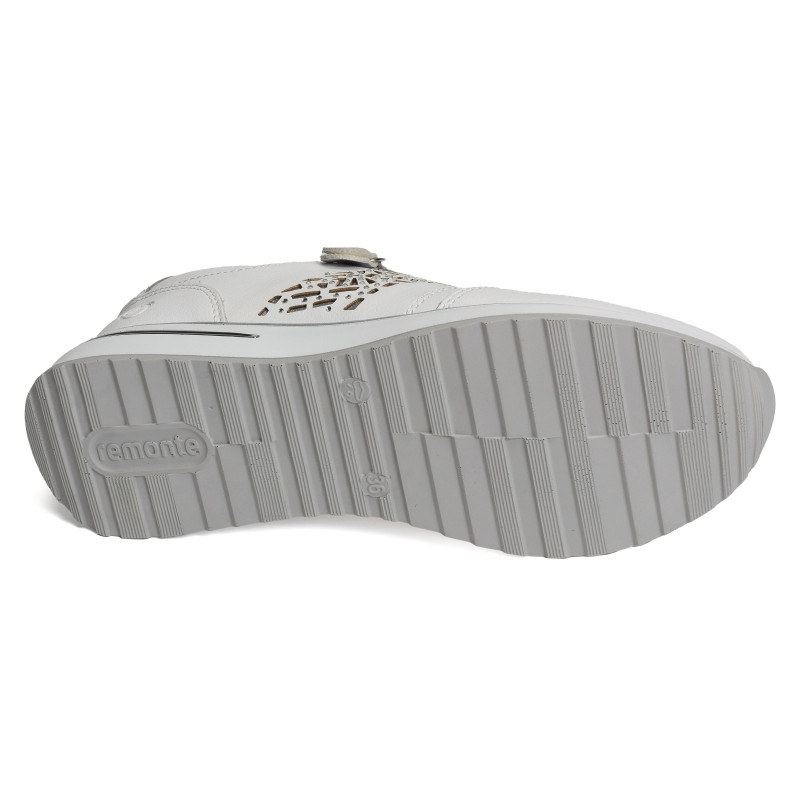 D1G00 Blanc Argent, Baskets running Remonte