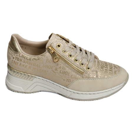 N4316 Beige Or, Baskets running Rieker