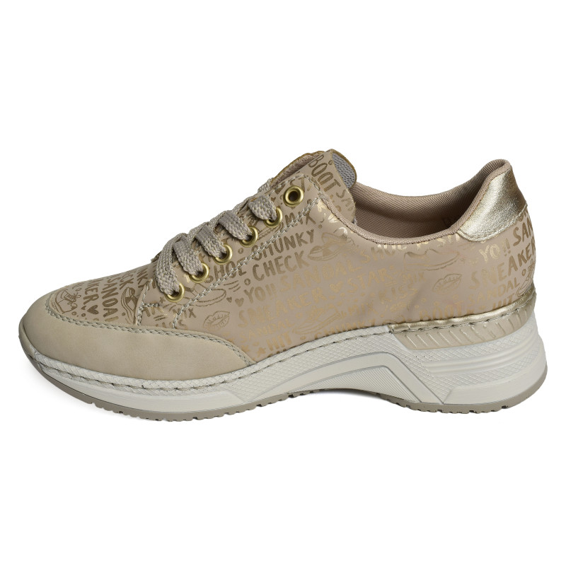 N4316 Beige Or, Baskets running Rieker