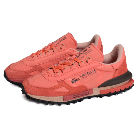 MENS ELITE ACTIVE SNEAKERS Rouge Orange, Baskets running Lacoste