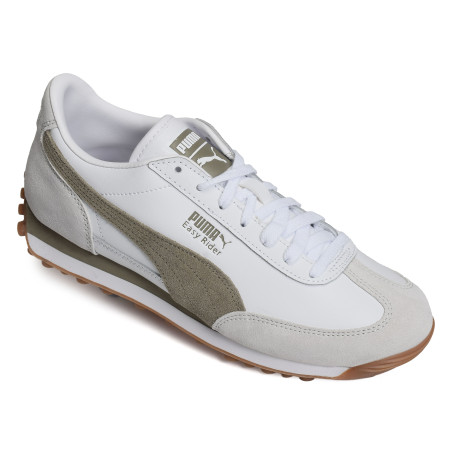 EASY RIDER MIX Blanc Kaki, Baskets running Puma