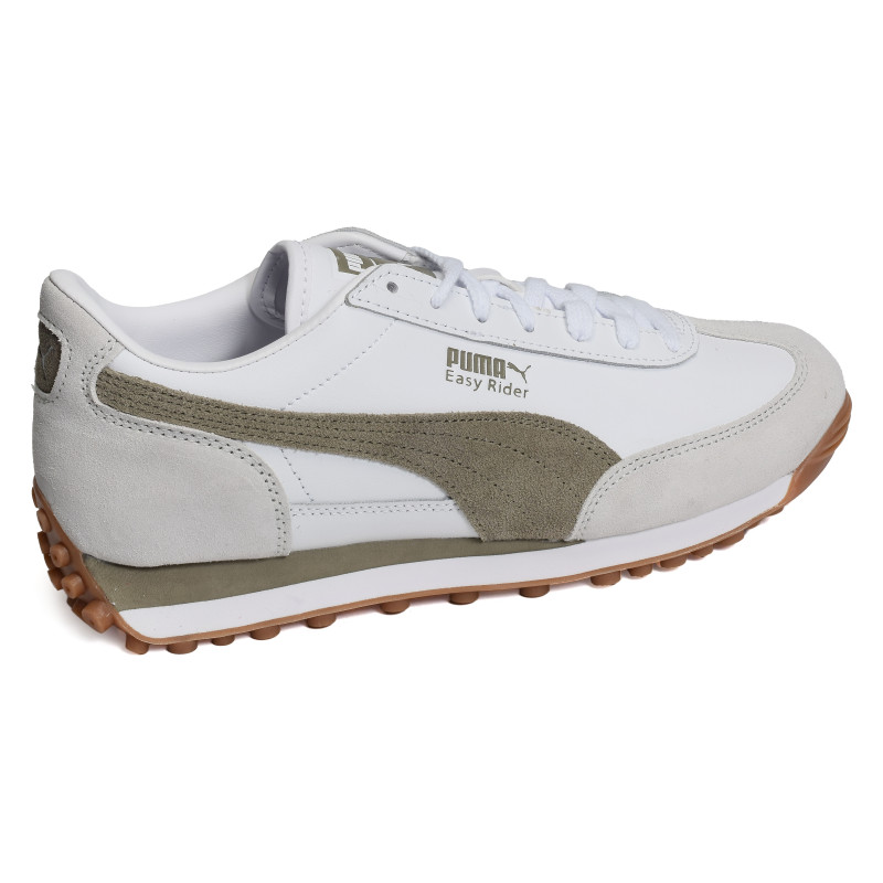 EASY RIDER MIX Blanc Kaki, Baskets running Puma