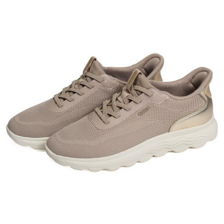 D SPHERICA PLUS A Taupe Or, Slip-On Geox