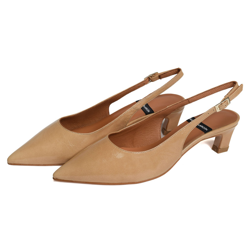 SUZANNE 25048 Beige, Slingback Angel Alarcón