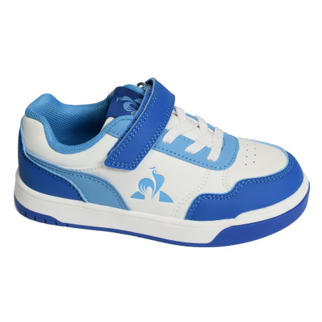 LCS COURT GIRL Blanc Bleu, Sneakers basses Le Coq Sportif