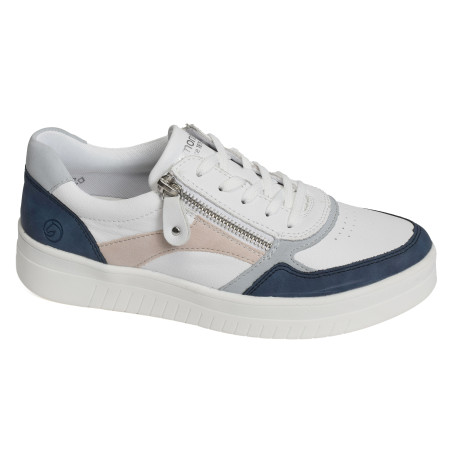 D0J01 Blanc Marine, Sneakers basses Remonte