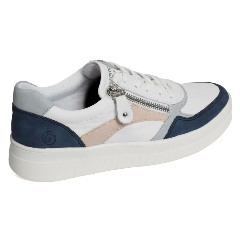 D0J01 Blanc Marine, Sneakers basses Remonte