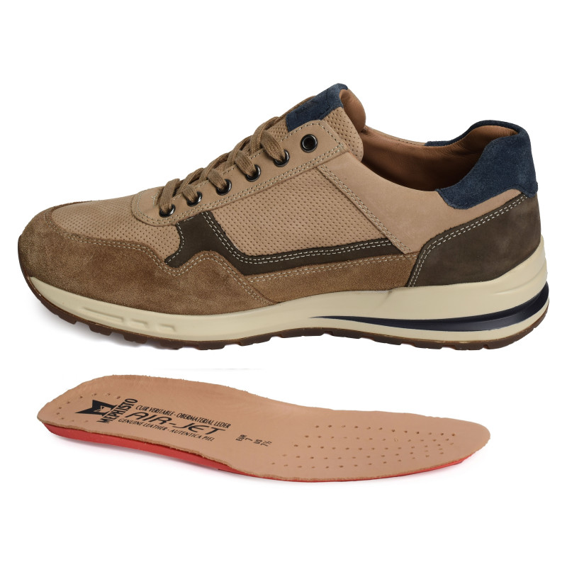 BRADLEY Taupe Marine, Baskets running Mephisto