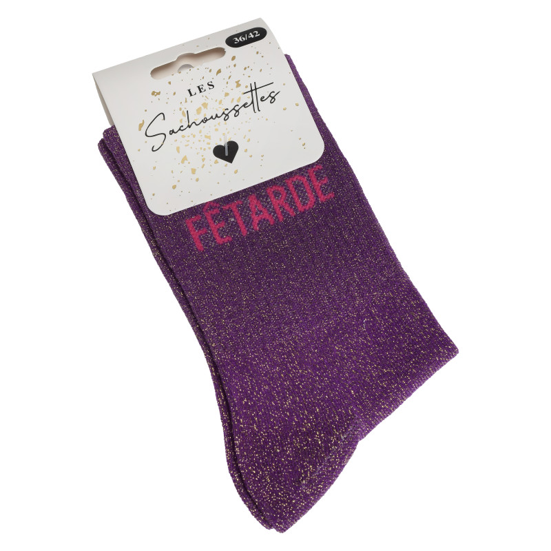 FETARDE Violet, Chaussettes Les Sachoussettes