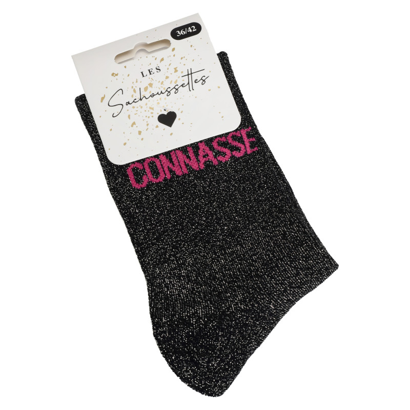 CONNASSE Noir, Chaussettes Les Sachoussettes