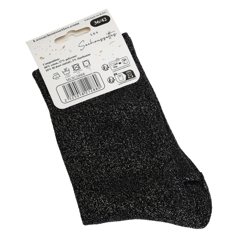 CONNASSE Noir, Chaussettes Les Sachoussettes